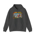 Christmas Santa Winter Scene Hoodie - "Merry Christmas" Vintage Holiday Sweatshirt